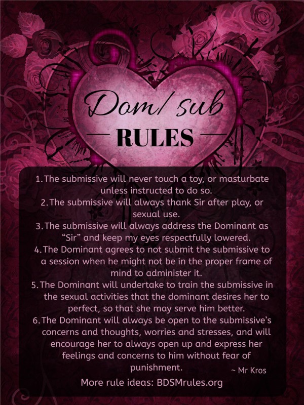 bdsm-rules